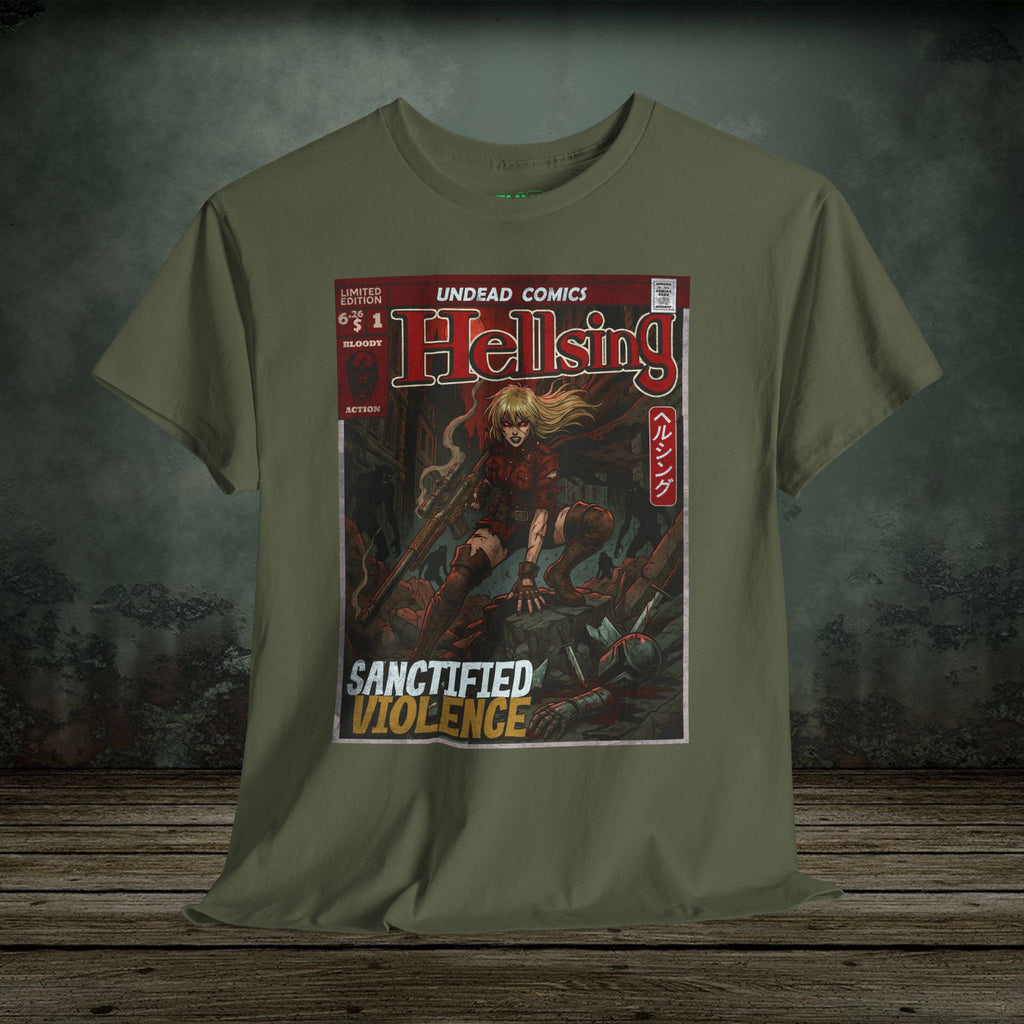Sanctified Violence | Anime Graphic T-Shirt - SukiPrime