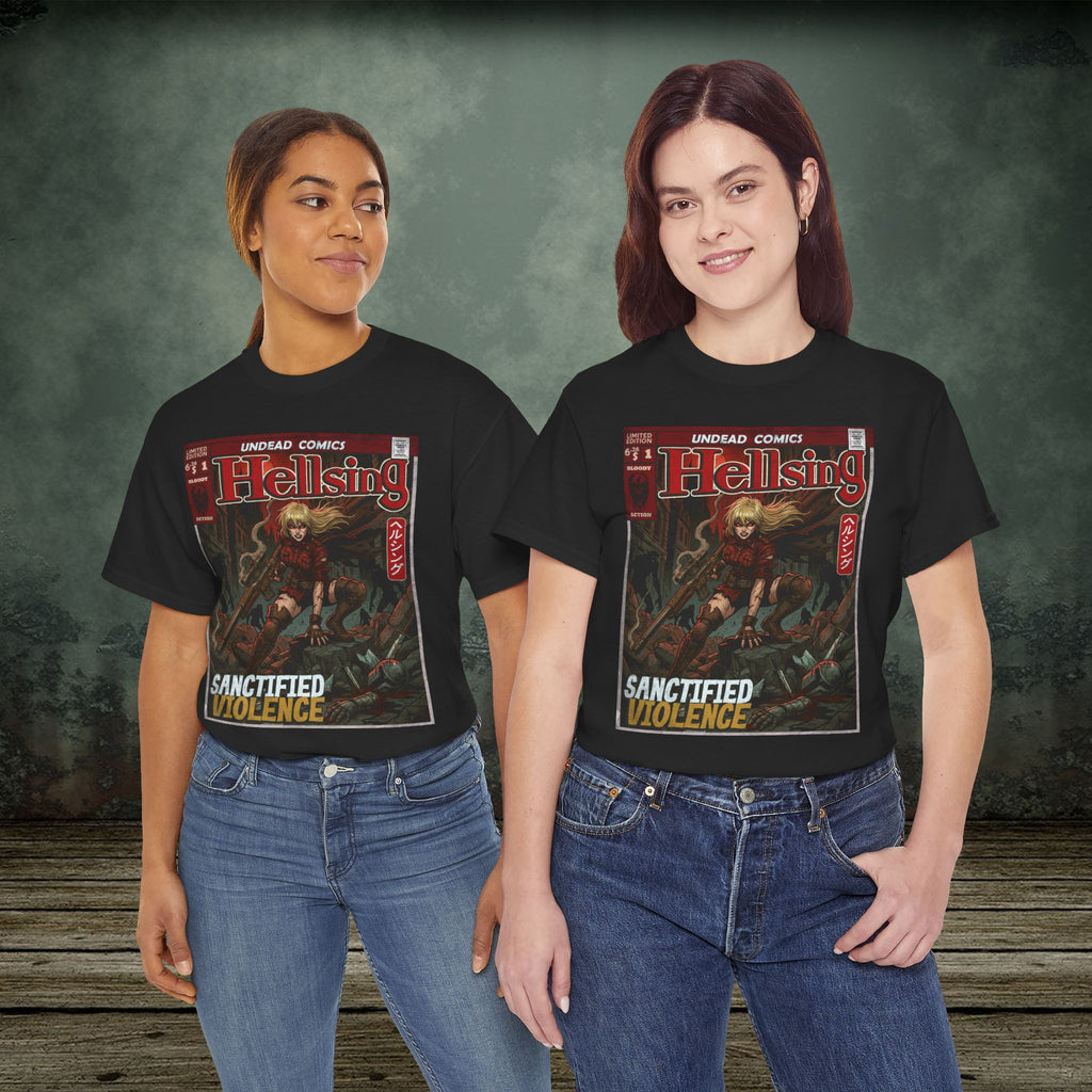 Sanctified Violence | Anime Graphic T-Shirt - SukiPrime