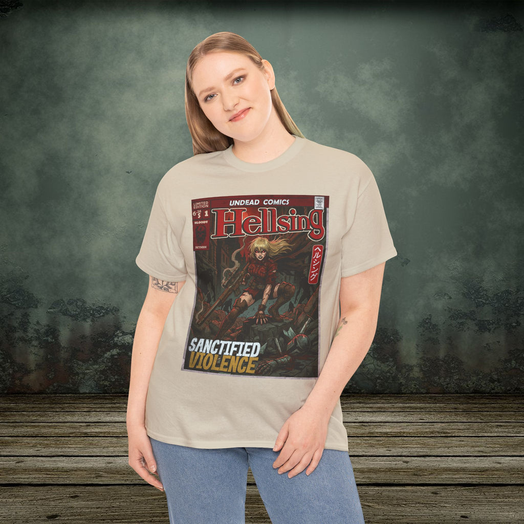 Sanctified Violence | Anime Graphic T-Shirt - SukiPrime