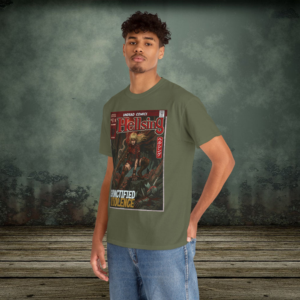 Sanctified Violence | Anime Graphic T-Shirt - SukiPrime