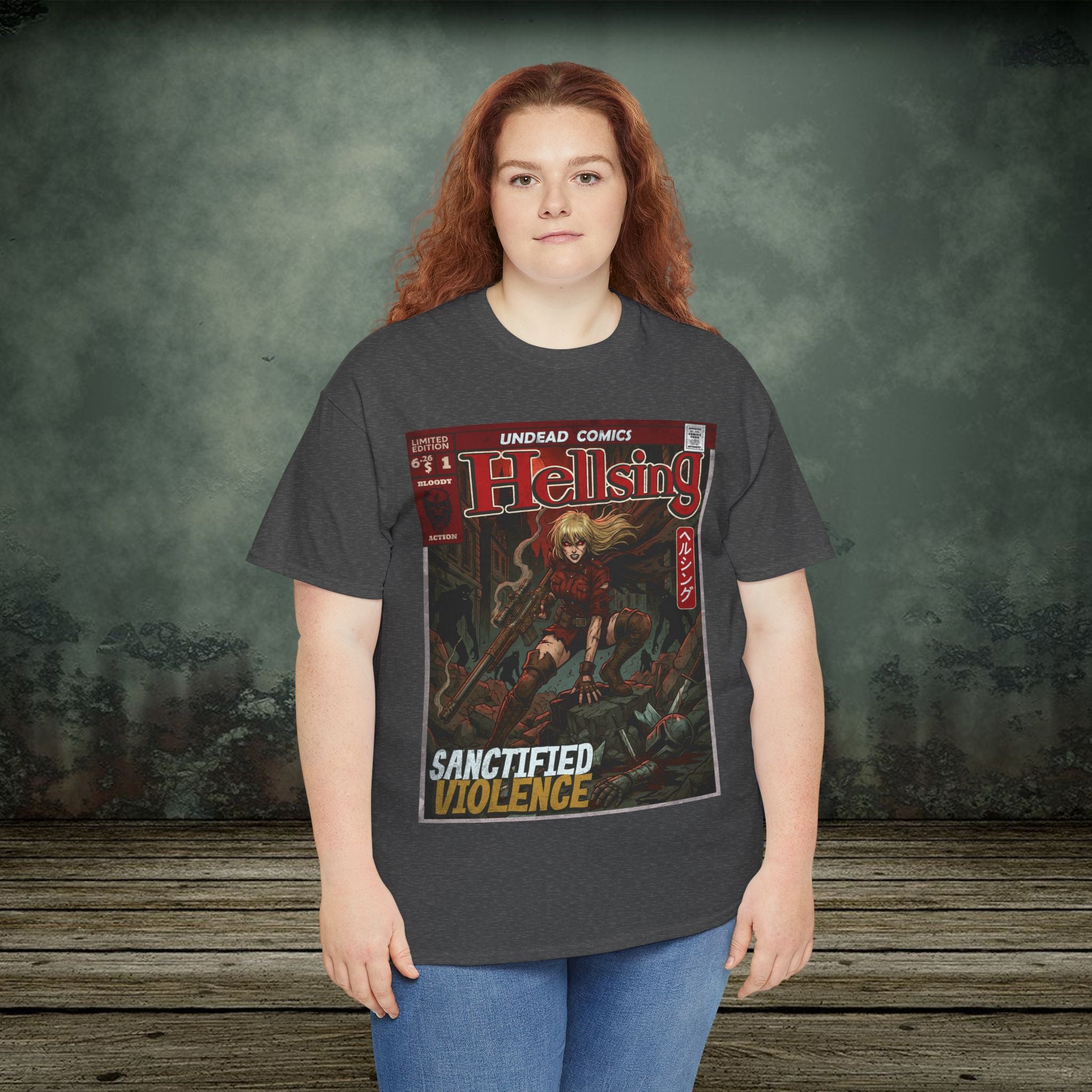 Sanctified Violence | Anime Graphic T-Shirt - SukiPrime