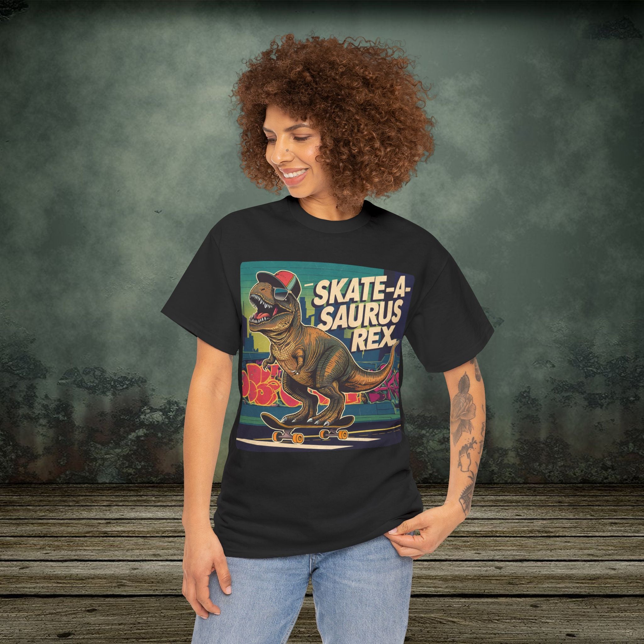 Skate Rex | Funny T-Shirts | Best Humor Graphic Tees