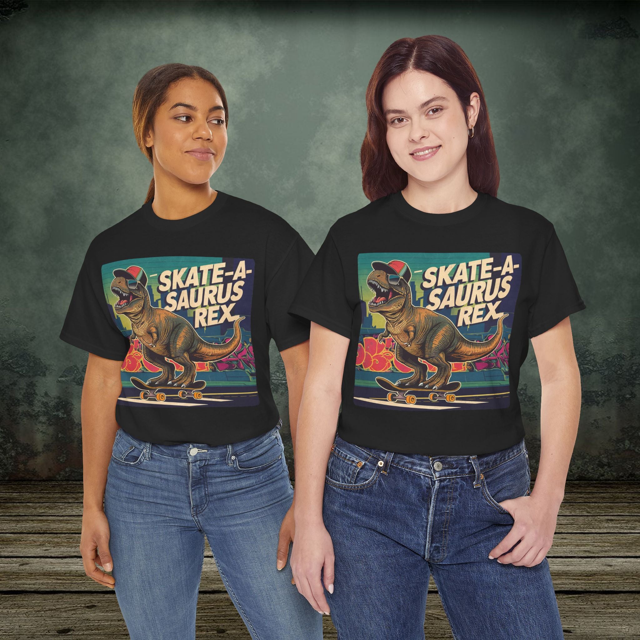 Skate Rex | Funny T-Shirts | Best Humor Graphic Tees
