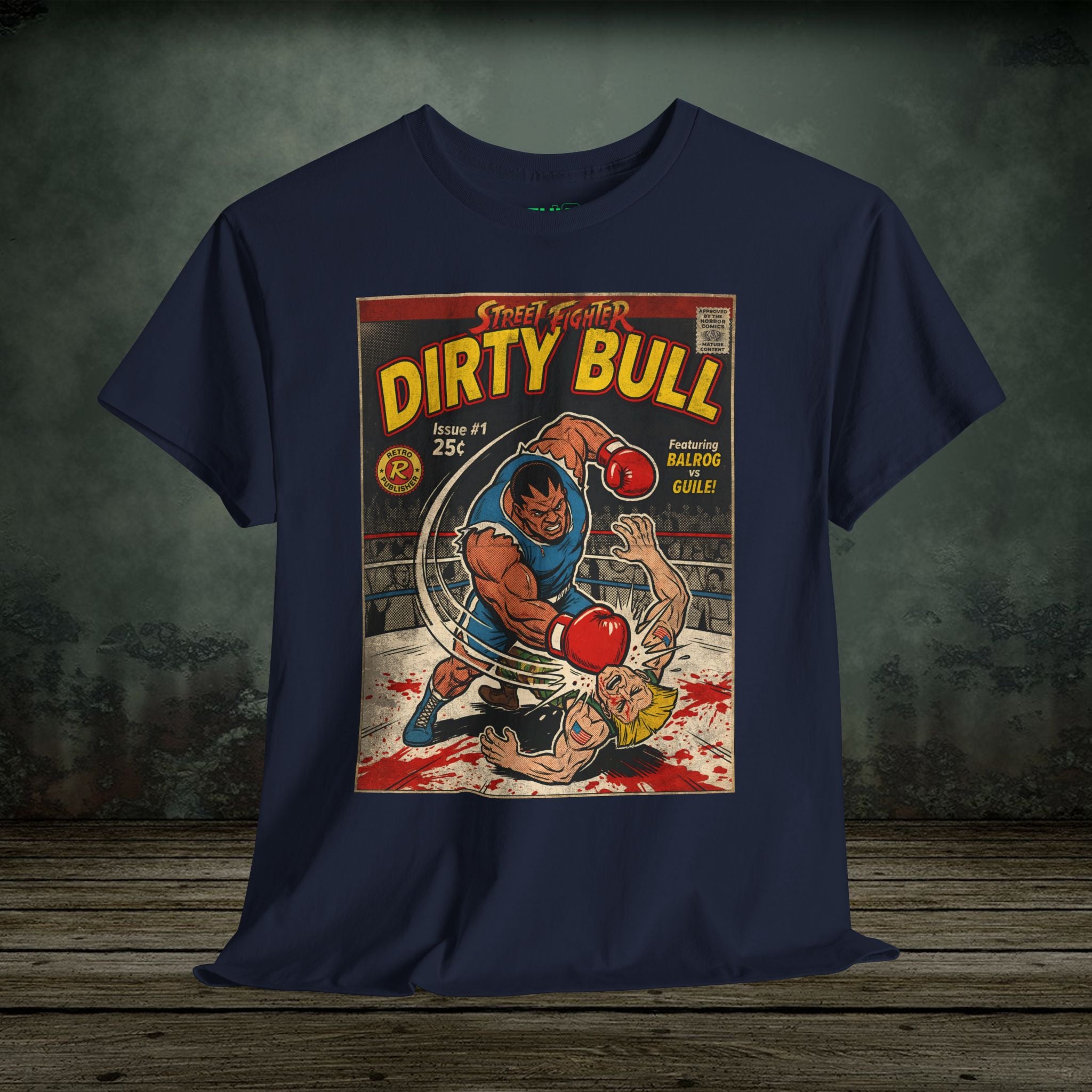 Retro and vintage gaming t-shirts inspired by classic arcade, fighting, survival horror, shooter, and action games. Premium cotton tees at SukiPrime.