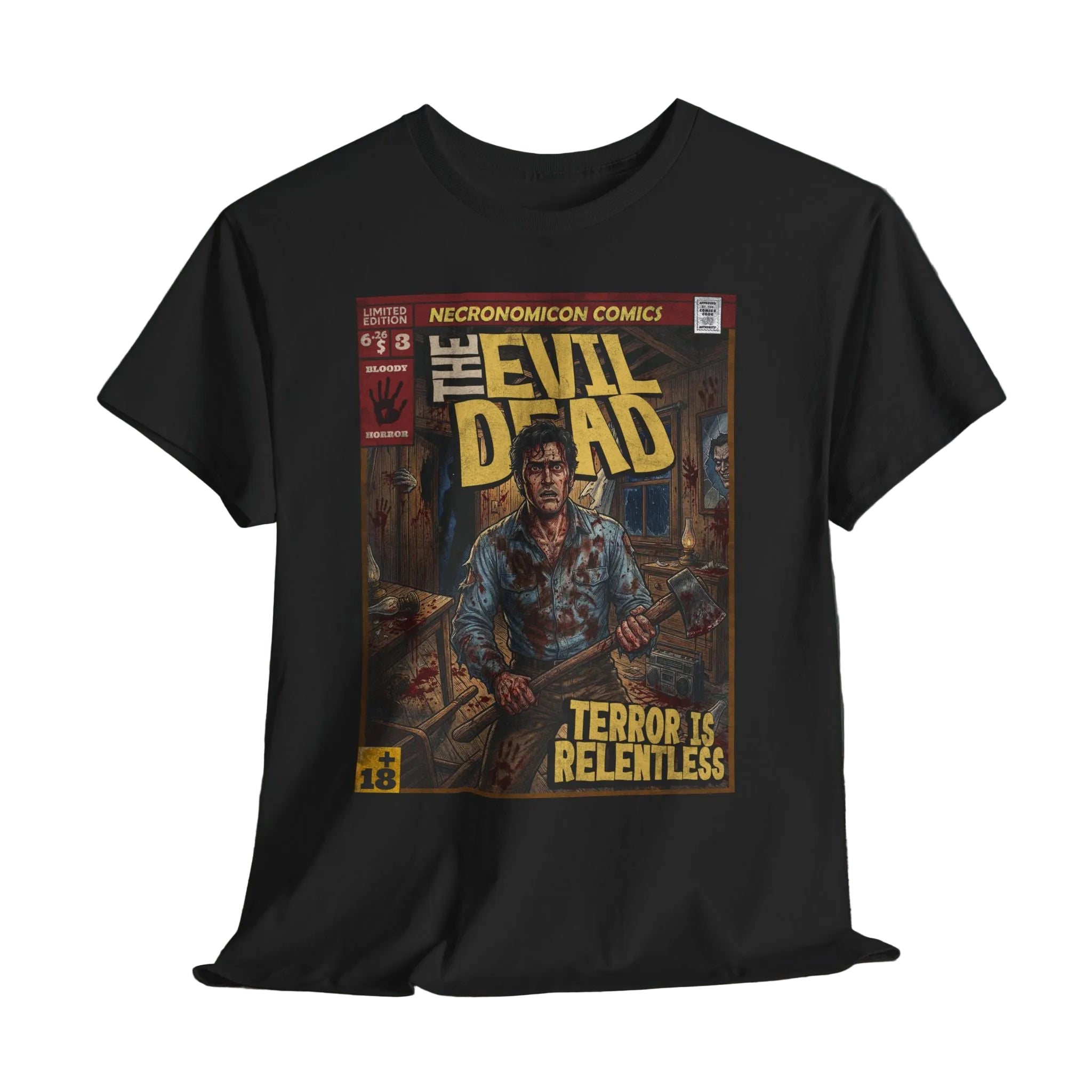 classic movie inspired vintage comic book cover art premium t-shirt
