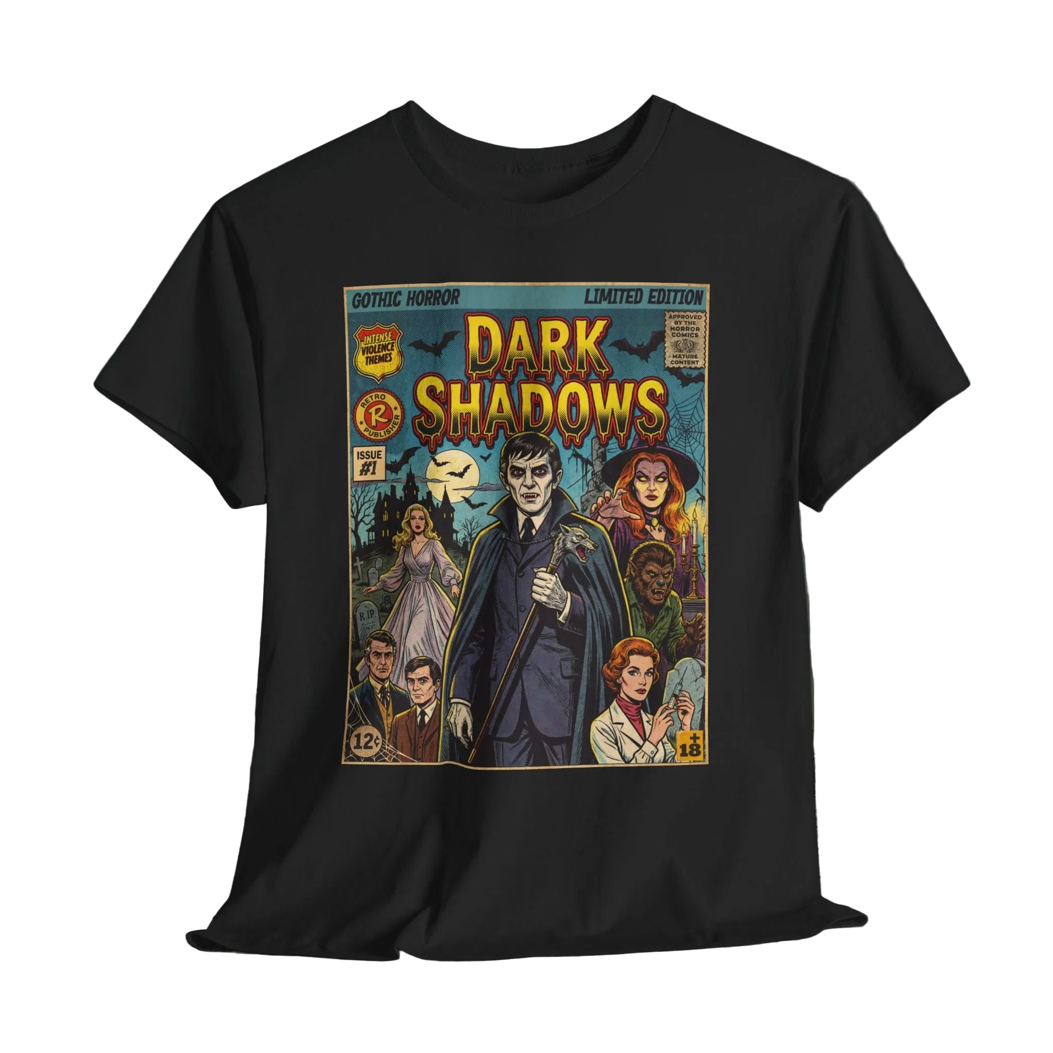 Vintage and retro movie themed t-shirts in comic book style by sukiprime