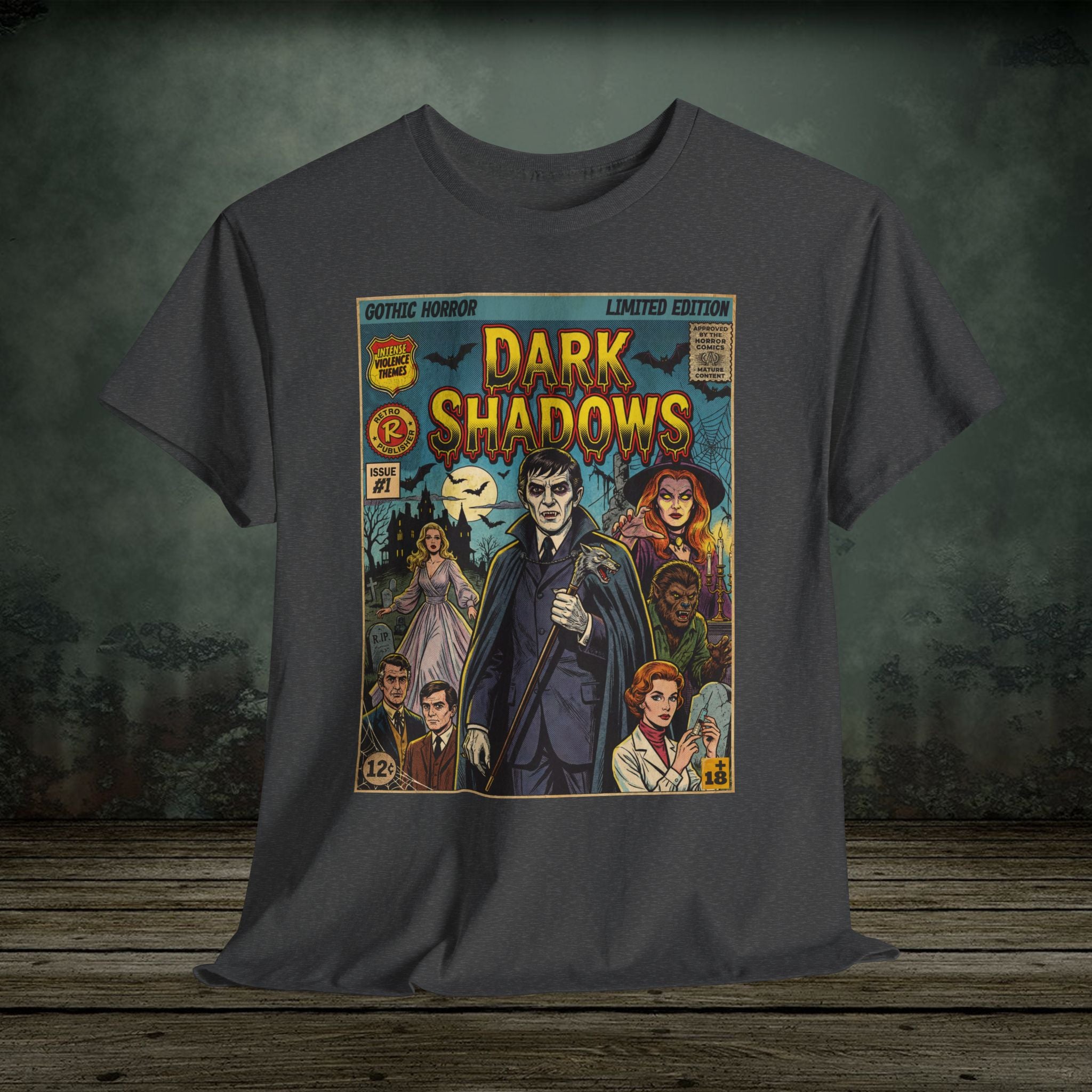 Vintage and retro movie themed t-shirts in comic book style by sukiprime