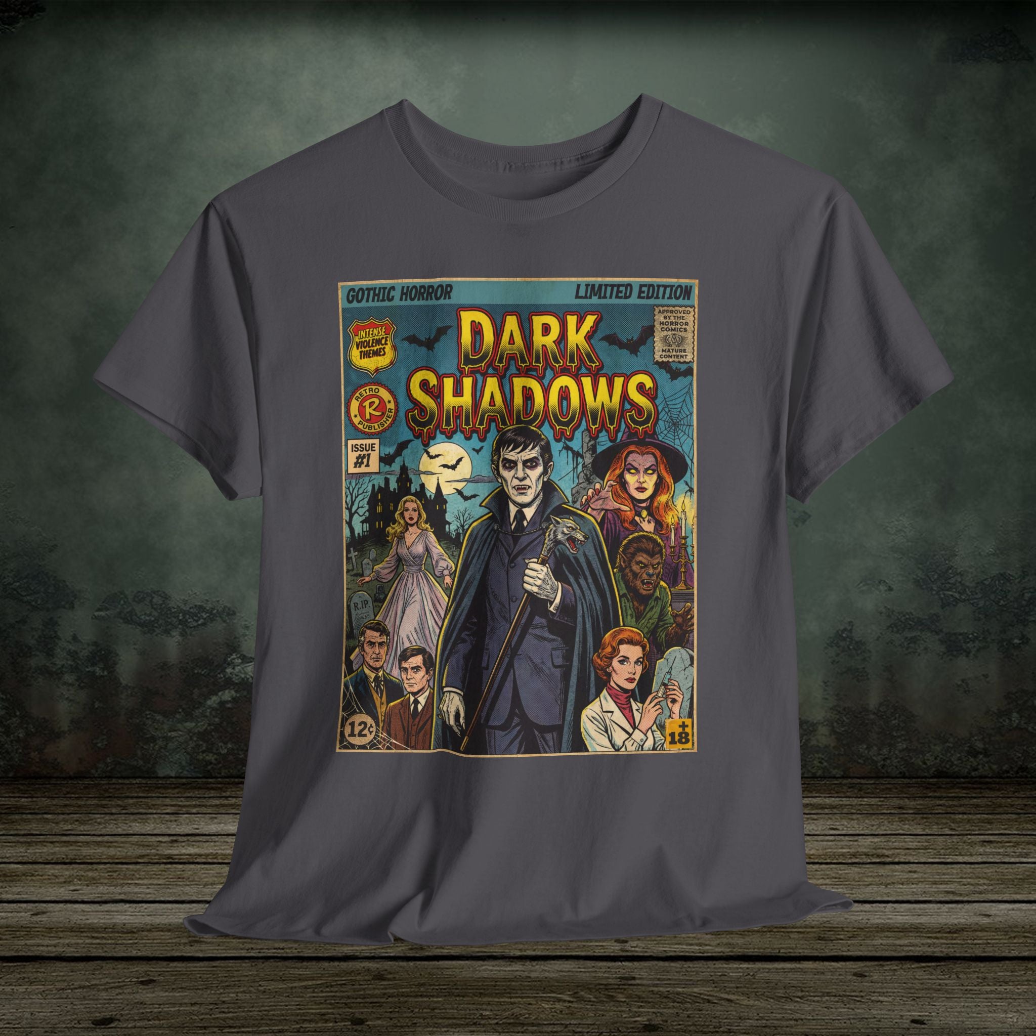 Vintage and retro movie themed t-shirts in comic book style by sukiprime