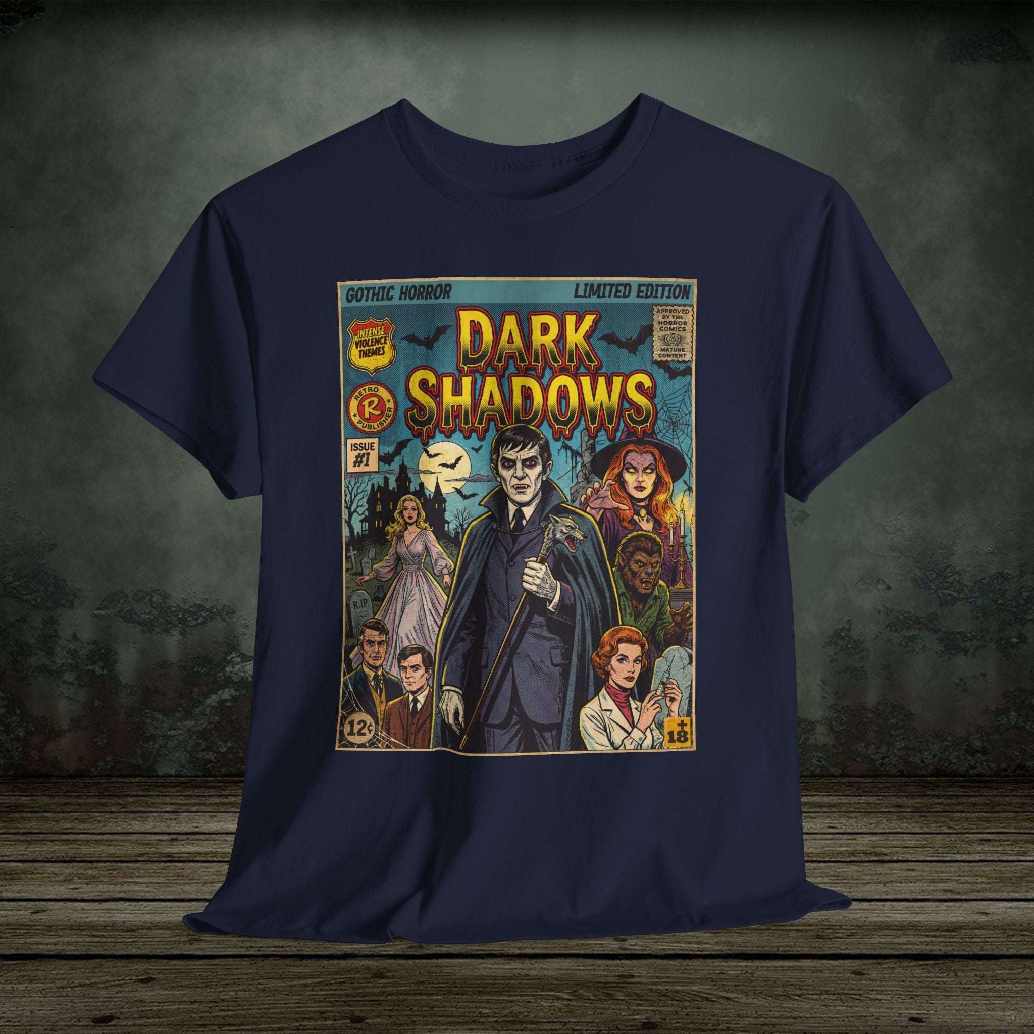 Vintage and retro movie themed t-shirts in comic book style by sukiprime