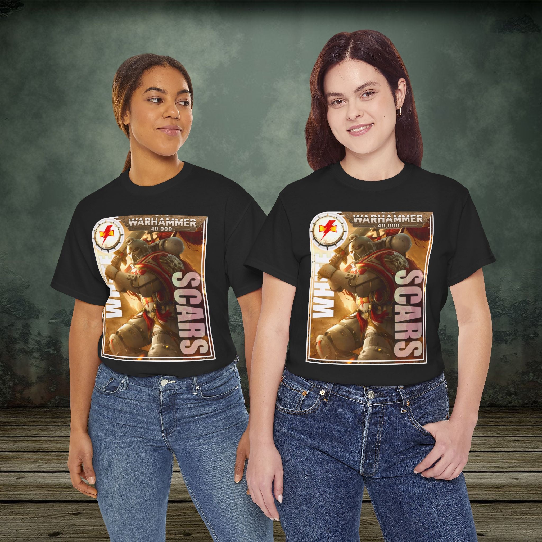 White Scars - Vintage Retro Gaming T-Shirt - SukiPrime