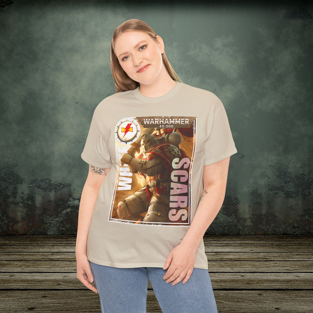 White Scars - Vintage Retro Gaming T-Shirt - SukiPrime