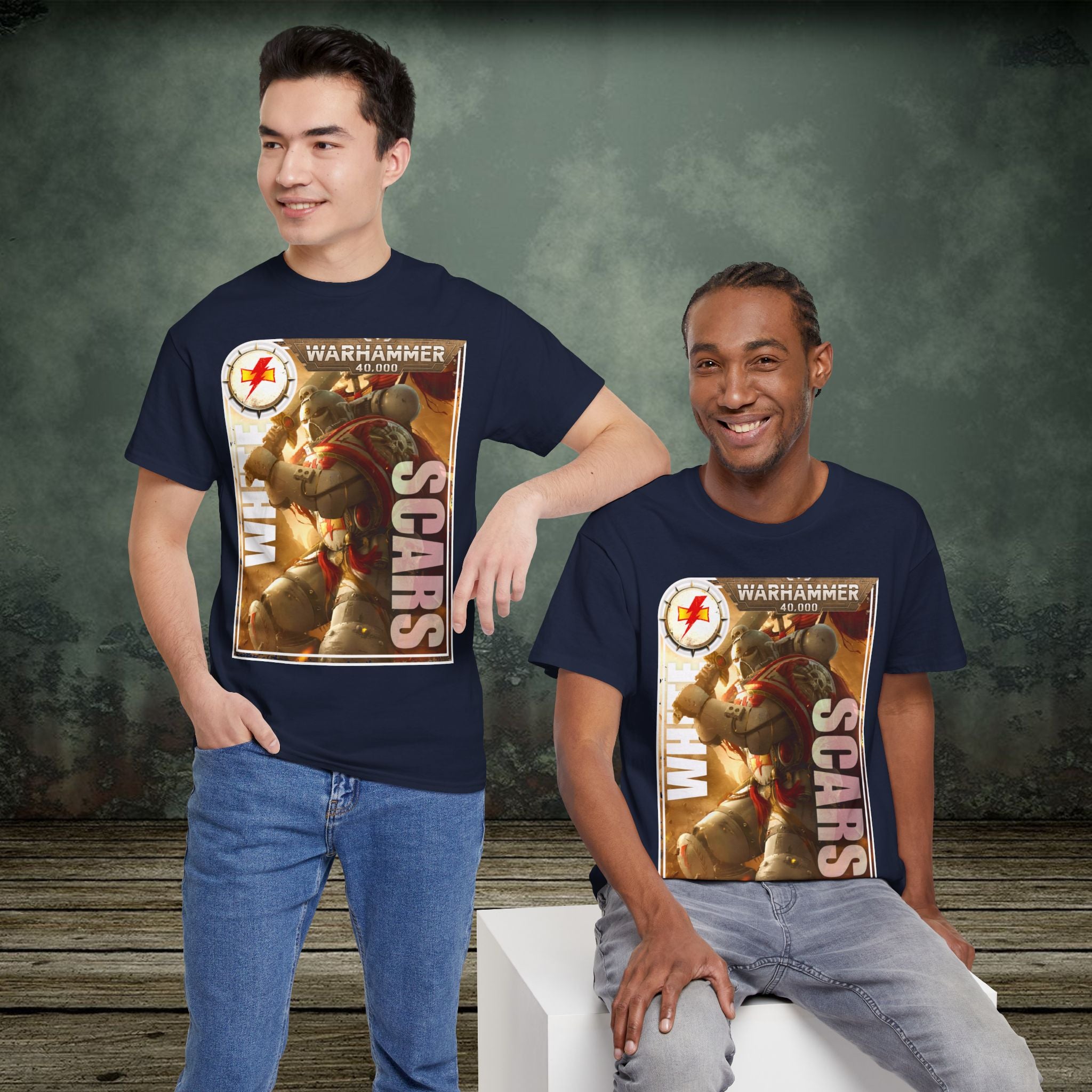 White Scars - Vintage Retro Gaming T-Shirt - SukiPrime