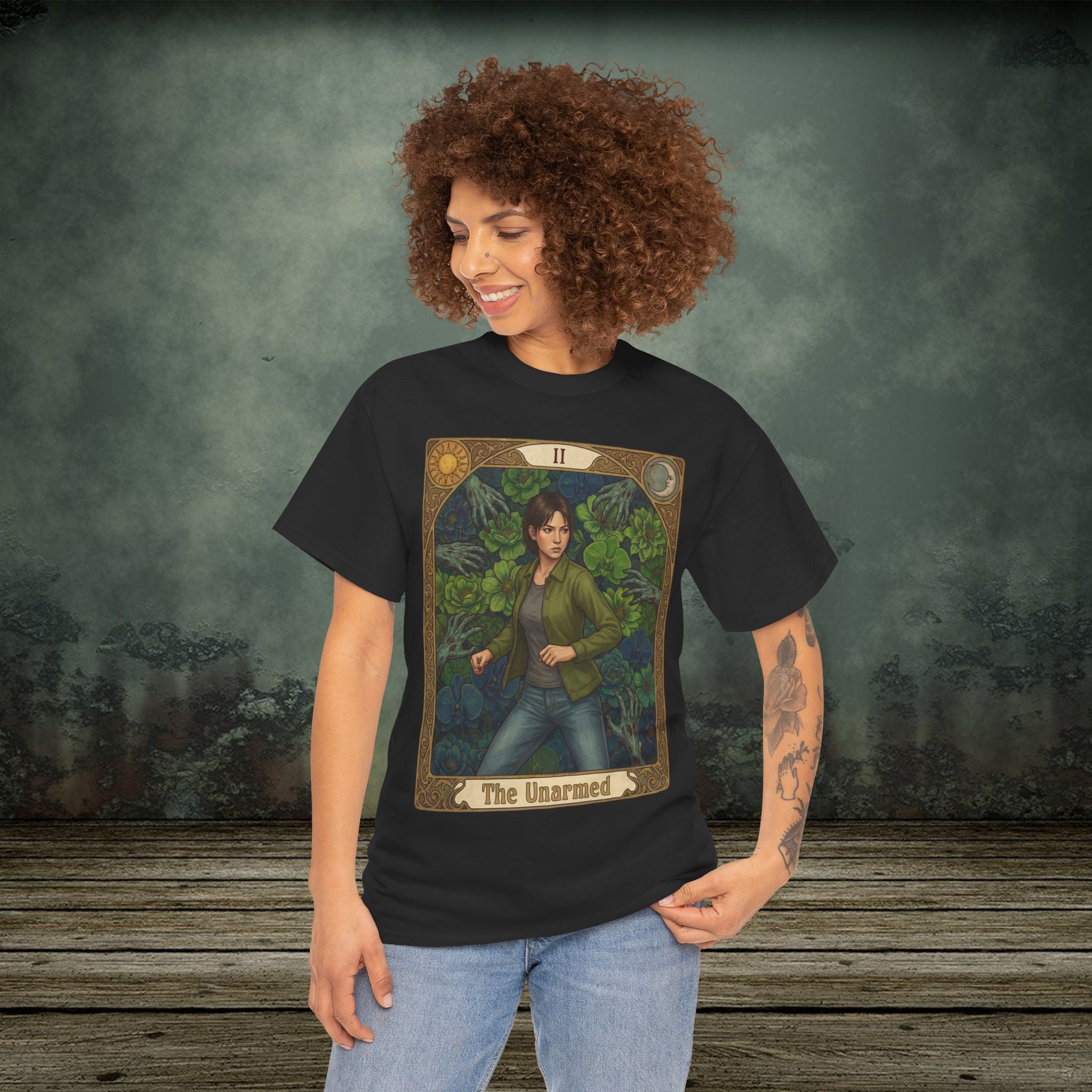 Yoko Suzuki | Resident Evil Tarot Card | Vintage Retro Gaming T-Shirt