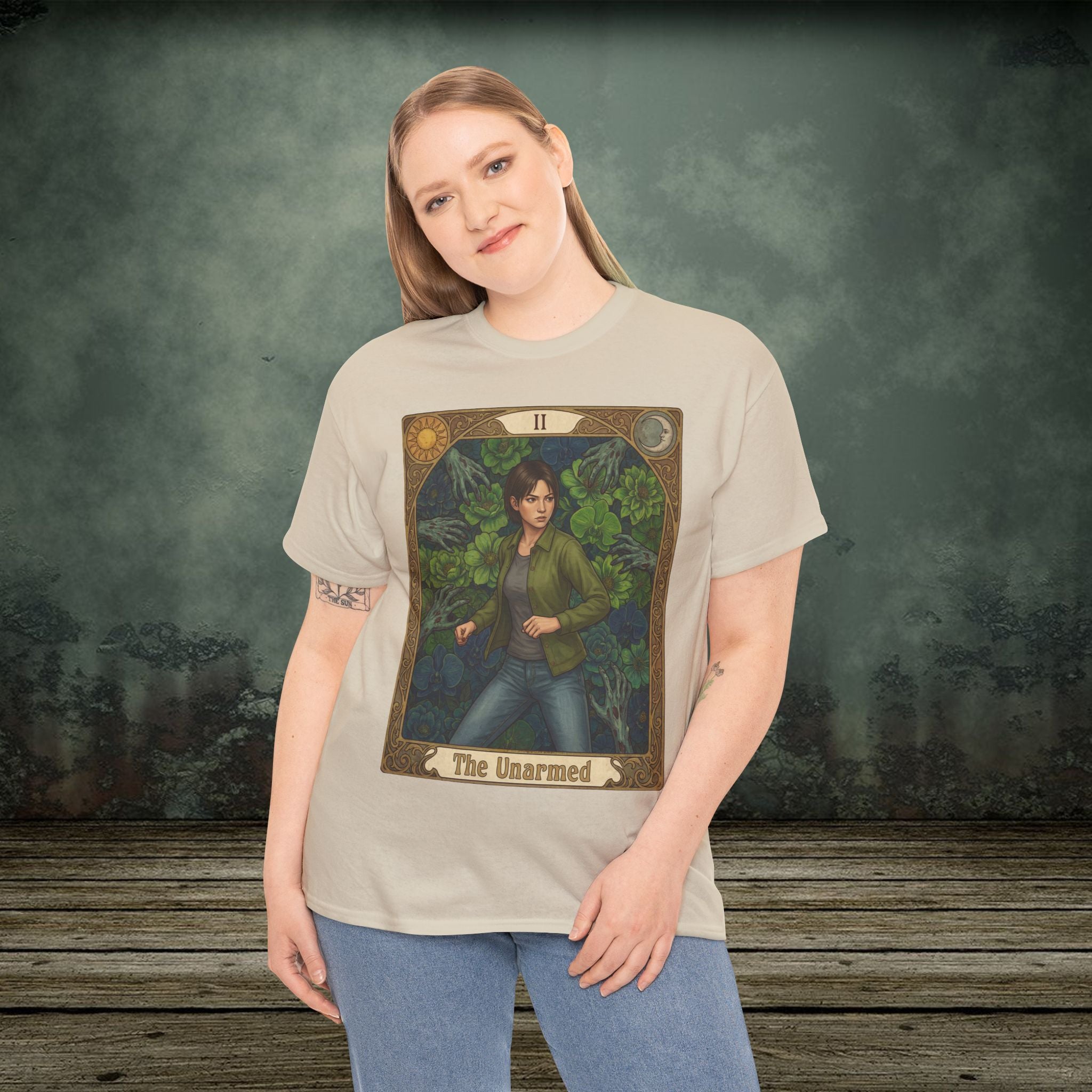 Yoko Suzuki | Resident Evil Tarot Card | Vintage Retro Gaming T-Shirt